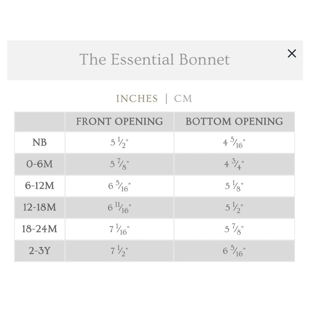The Simple Folk | Organic Cotton Essential Bonnet Blush | 0/6 M